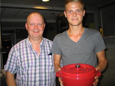 Tombola tijdens finaledag Essens dubbeltornooi 2015